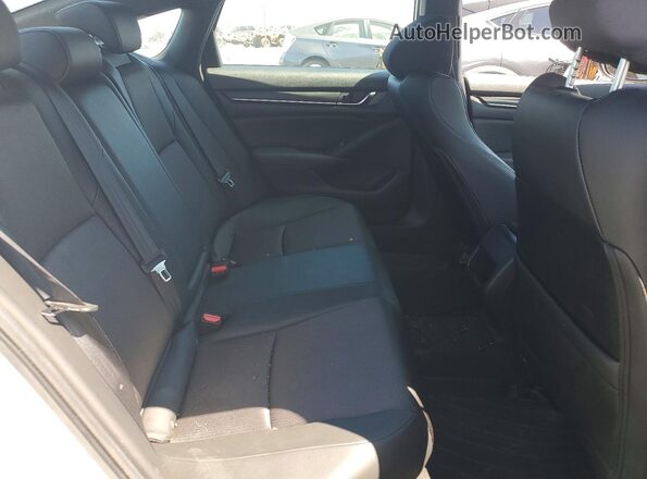 1HGCV1F38KA080880 2019 HONDA ACCORD Белый Вид задних сидений