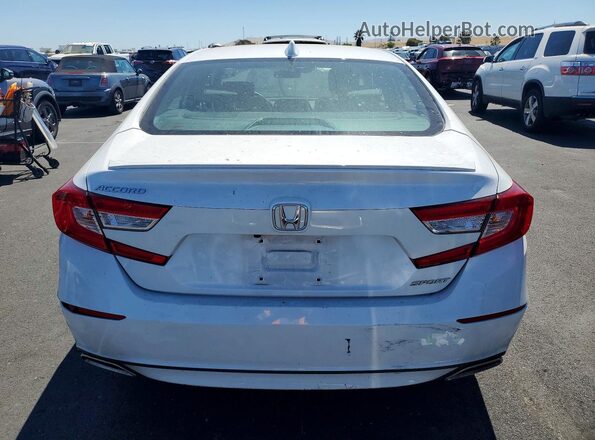 1HGCV1F38KA080880 2019 HONDA ACCORD Белый Вид сзади