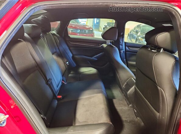 1HGCV1F38KA088235 2019 HONDA ACCORD Red Vista de los asientos traseros