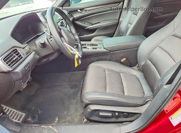 1HGCV1F38KA088235 2019 HONDA ACCORD Red Vista interior delantera