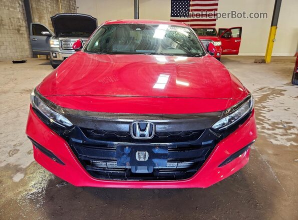 1HGCV1F38KA088235 2019 HONDA ACCORD Red Vista frontal
