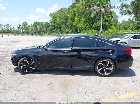 1HGCV1F38KA101744 2019 HONDA ACCORD Black 