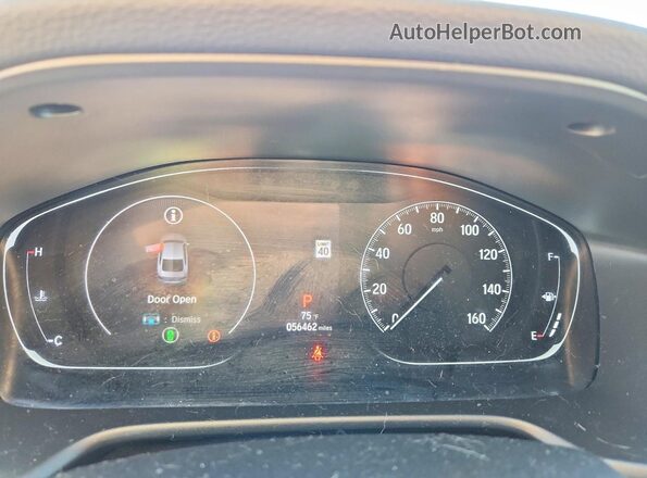 1HGCV1F38KA148000 2019 HONDA ACCORD Серый Вид щитка приборов