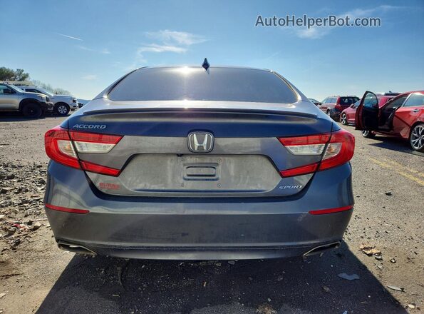 1HGCV1F38KA148000 2019 HONDA ACCORD Серый Вид сзади