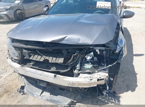 1HGCV1F38KA153312 2019 HONDA ACCORD Gray Front view