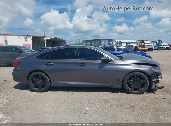 1HGCV1F38KA153312 2019 HONDA ACCORD Gray 360 interior view