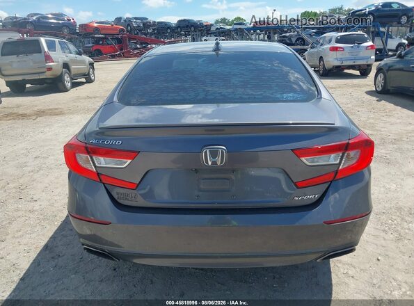 1HGCV1F38KA153312 2019 HONDA ACCORD Gray 
