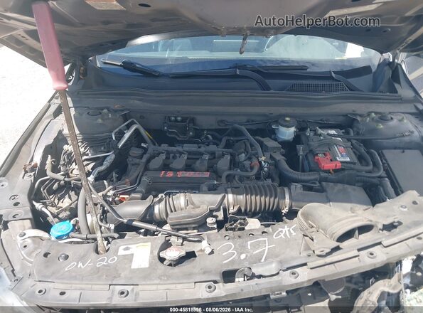 1HGCV1F38KA153312 2019 HONDA ACCORD Gray Rear view