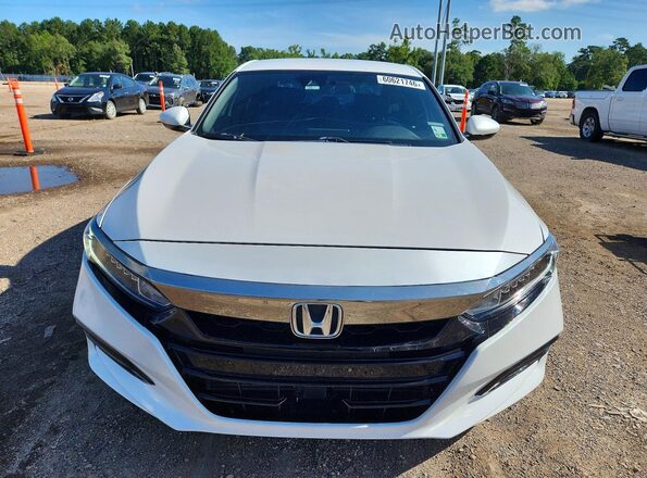 1HGCV1F38KA154508 2019 HONDA ACCORD White Вид спереду