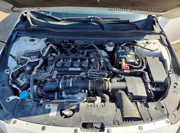 1HGCV1F38KA154508 2019 HONDA ACCORD White Вид задньої частини салону