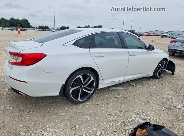 1HGCV1F38LA033883 2020 HONDA ACCORD White Tył prawy