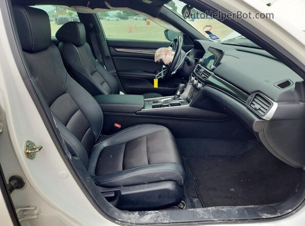 1HGCV1F38LA033883 2020 HONDA ACCORD White Widok wnętrza z przodu