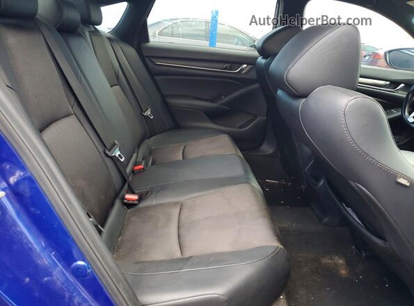 1HGCV1F38LA094442 2020 HONDA ACCORD Blue Հետևի նստատեղերի տեսք