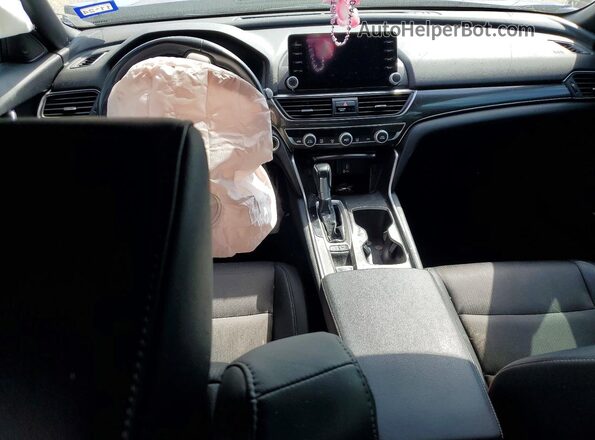 1HGCV1F38LA109876 2020 HONDA ACCORD Blue Вид панелі приладів