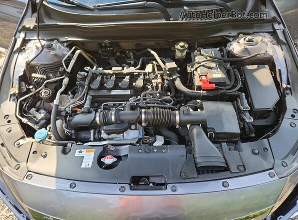 1HGCV1F38LA129299 2020 HONDA ACCORD Gray Widok wnętrza z tyłu