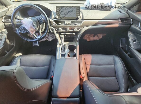 1HGCV1F38LA155885 2020 HONDA ACCORD Black Вид панелі приладів