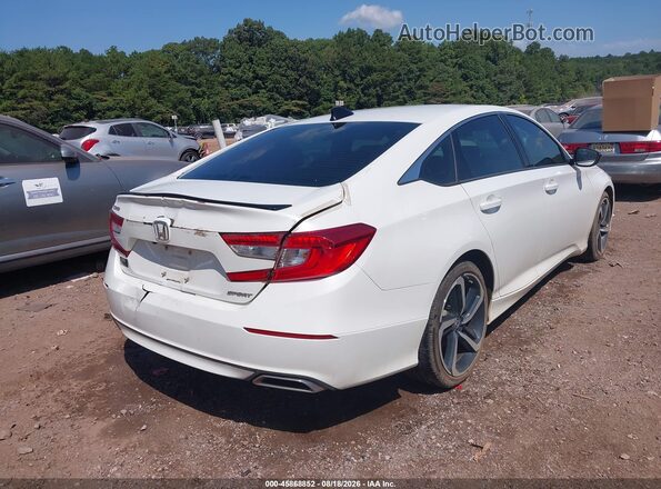 1HGCV1F38MA074354 2021 HONDA ACCORD White უკანა მარჯვენა