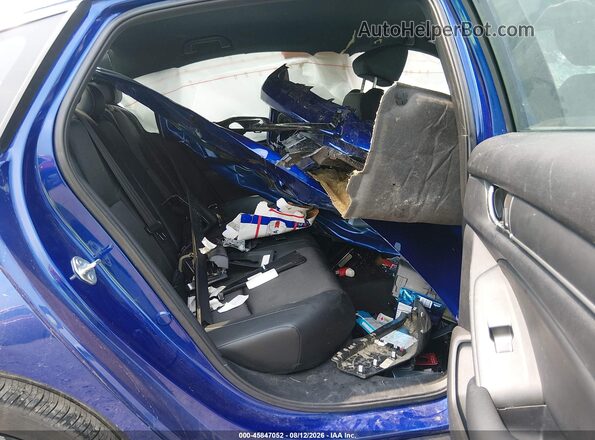 1HGCV1F38MA098394 2021 HONDA ACCORD Blue Widok naklejki z numerem VIN