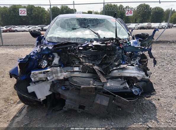 1HGCV1F38MA098394 2021 HONDA ACCORD Blue Widok zestawu wskaźników