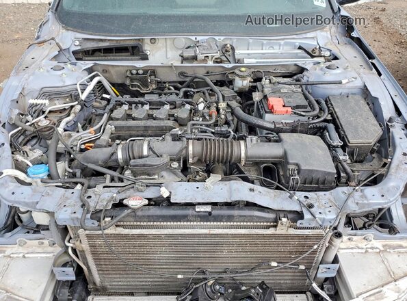 1HGCV1F38MA110317 2021 HONDA ACCORD Gray Вид задньої частини салону