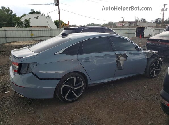 1HGCV1F38MA110317 2021 HONDA ACCORD Gray Задня права чверть