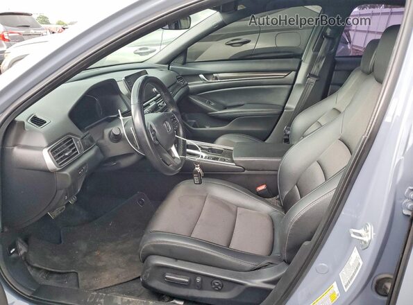 1HGCV1F38MA110317 2021 HONDA ACCORD Gray Вид салону спереду