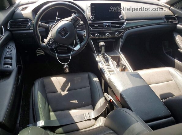 1HGCV1F38NA001888 2022 HONDA ACCORD White Vista del salpicadero