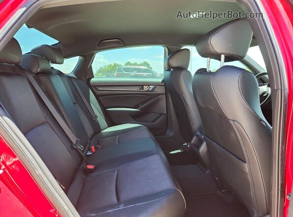 1HGCV1F38NA058284 2022 HONDA ACCORD Красный Вид задних сидений