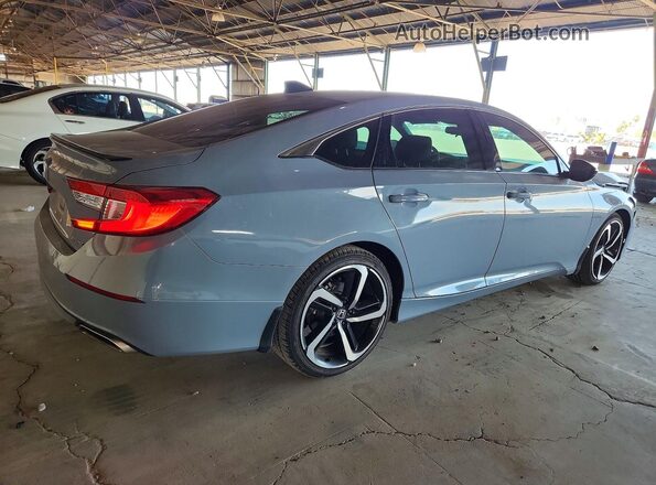 1HGCV1F38NA108374 2022 HONDA ACCORD Gray Задня права чверть