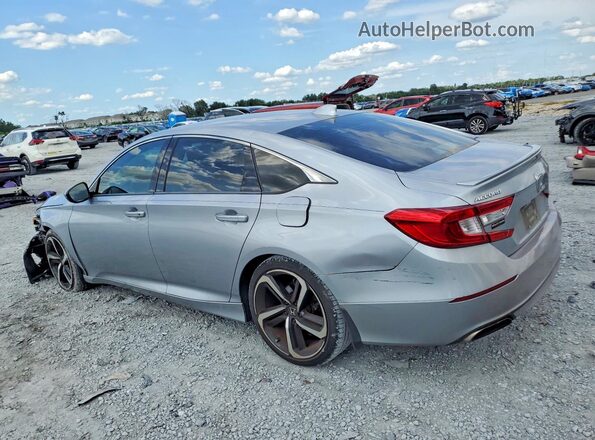 1HGCV1F39JA043058 2018 HONDA ACCORD Silver უკანა მარცხენა