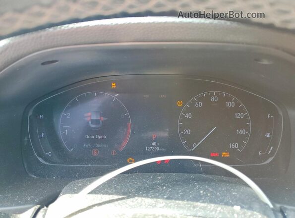 1HGCV1F39JA043058 2018 HONDA ACCORD Silver ხელსაწყოთა პანელის ხედი