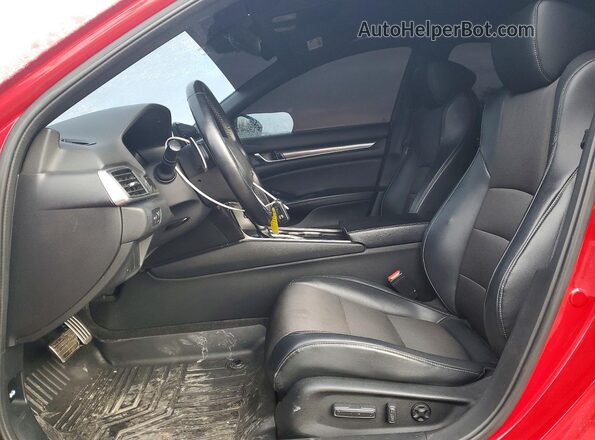1HGCV1F39JA054500 2018 HONDA ACCORD Red 
