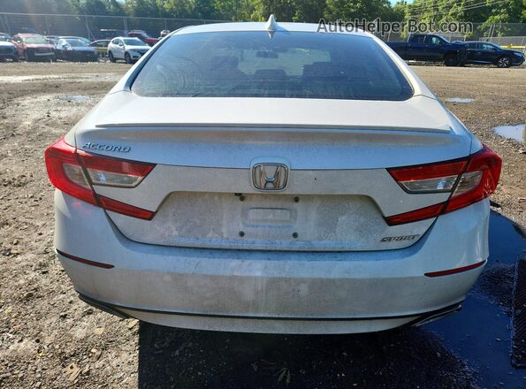 1HGCV1F39JA165256 2018 HONDA ACCORD White Widok z tyłu