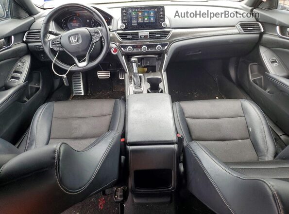 1HGCV1F39JA232535 2018 HONDA ACCORD Черный Вид панели приборов
