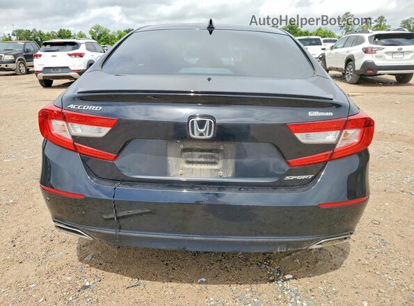 1HGCV1F39JA232535 2018 HONDA ACCORD Черный Вид сзади