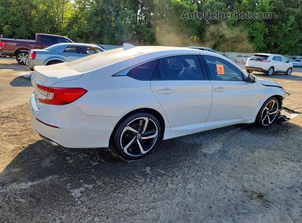 1HGCV1F39KA014449 2019 HONDA ACCORD White Задня права чверть
