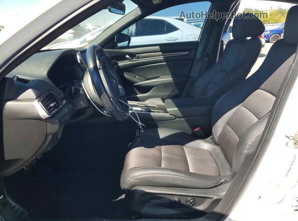 1HGCV1F39KA053560 2019 HONDA ACCORD White Widok wnętrza z przodu
