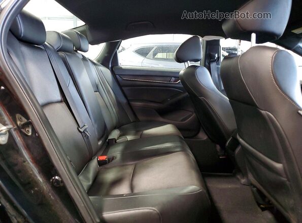 1HGCV1F39KA056541 2019 HONDA ACCORD Черный Вид задних сидений