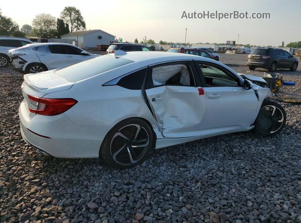 1HGCV1F39KA094190 2019 HONDA ACCORD White Rear right