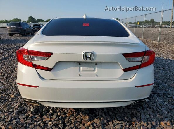1HGCV1F39KA094190 2019 HONDA ACCORD White Rear view