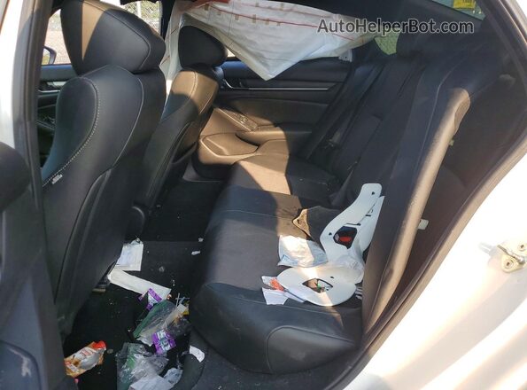 1HGCV1F39KA094190 2019 HONDA ACCORD White Rear seats view