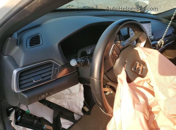1HGCV1F39KA094190 2019 HONDA ACCORD White Instrument cluster view