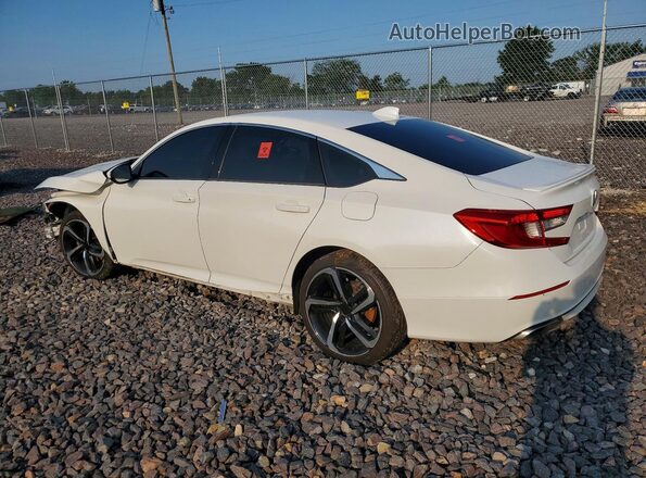1HGCV1F39KA094190 2019 HONDA ACCORD White Rear left