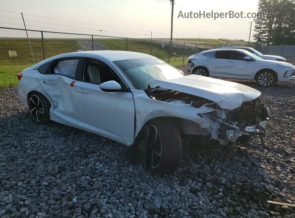 1HGCV1F39KA094190 2019 HONDA ACCORD White Front right