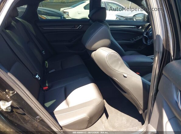 1HGCV1F39KA111974 2019 HONDA ACCORD Black VIN კოდის სტიკერის ხედი
