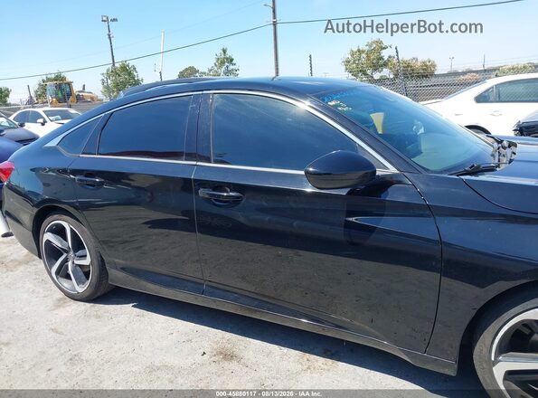 1HGCV1F39KA111974 2019 HONDA ACCORD Black ხელსაწყოთა პანელის ხედი