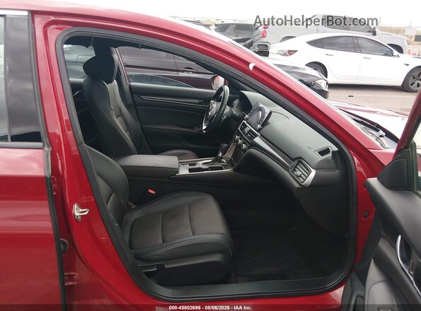 1HGCV1F39KA165372 2019 HONDA ACCORD Red Vista interior delantera