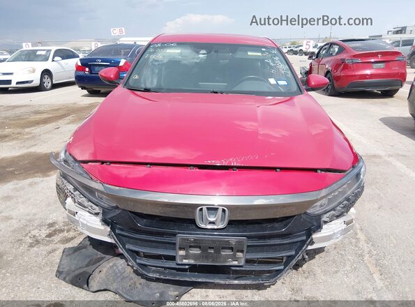 1HGCV1F39KA165372 2019 HONDA ACCORD Red Vista del cuadro de instrumentos
