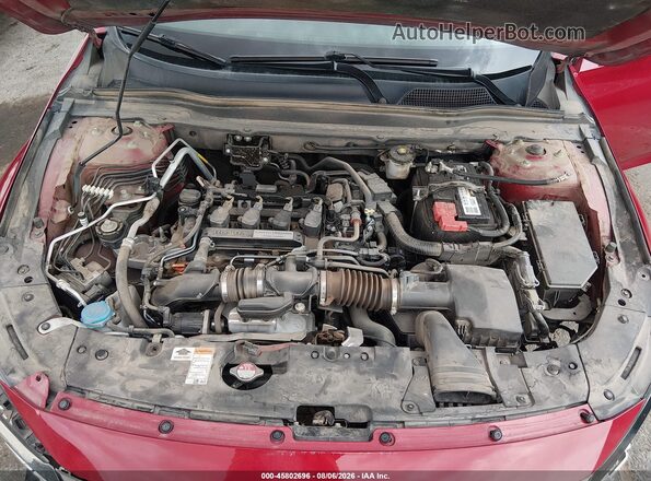 1HGCV1F39KA165372 2019 HONDA ACCORD Red Vista trasera