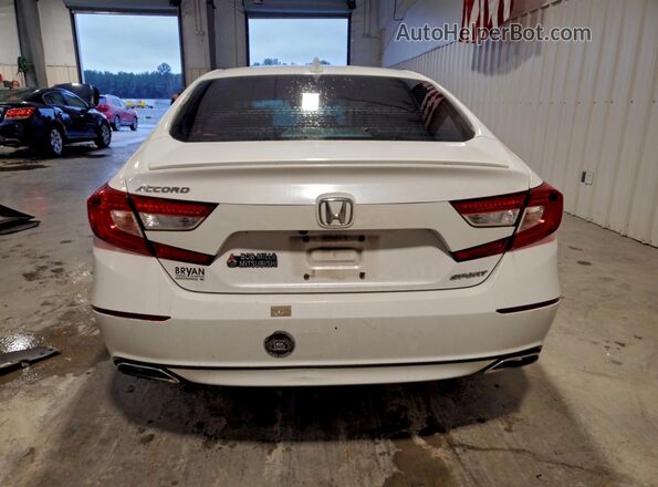 1HGCV1F39KA172791 2019 HONDA ACCORD Белый Вид сзади